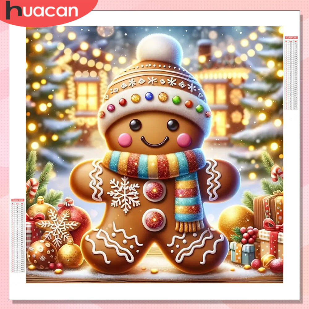 Embroidery Xmas - HUACAN Diamond Painting Full Kits Tree