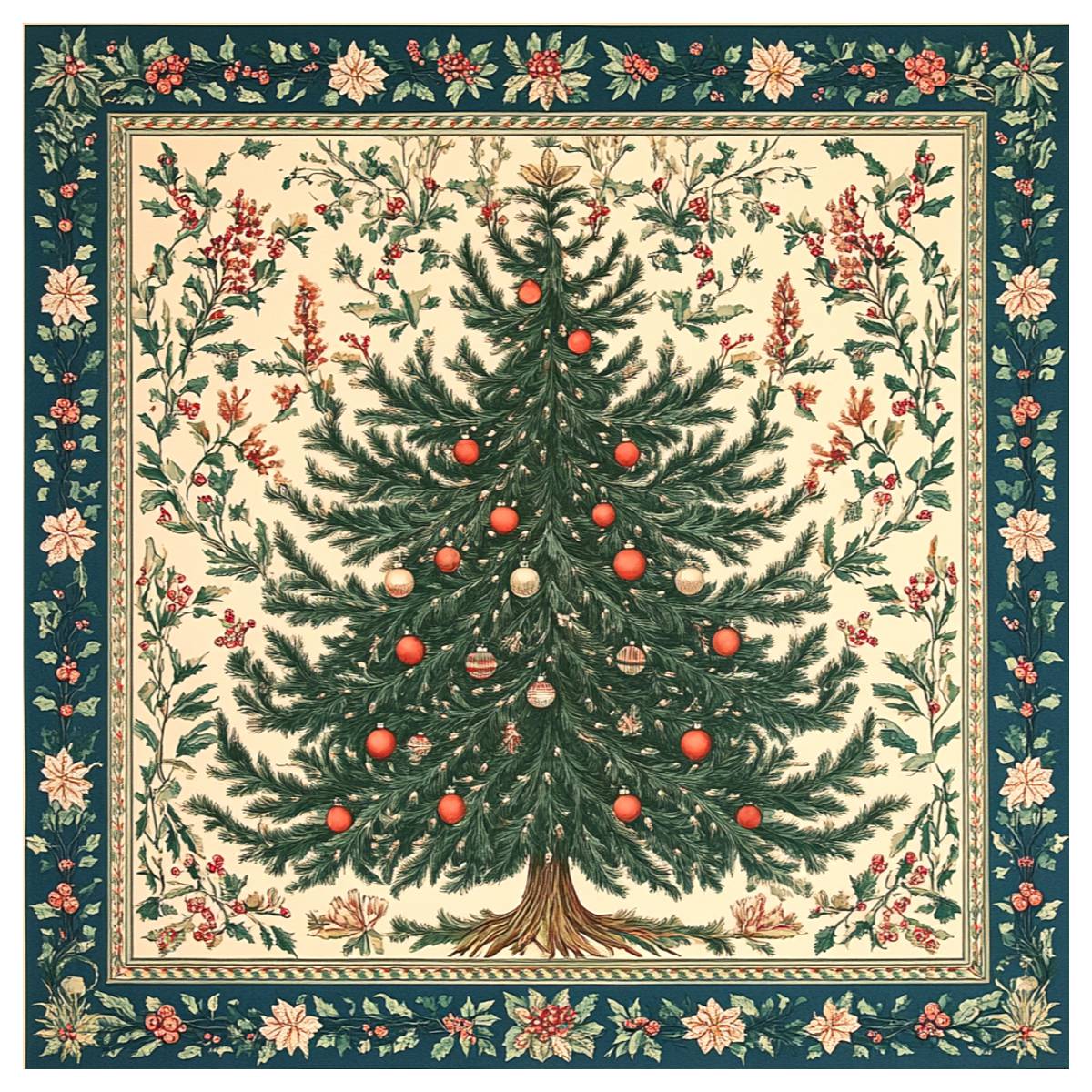 Embroidery Xmas - Christmas Tree Cross Stitch Kit DIY