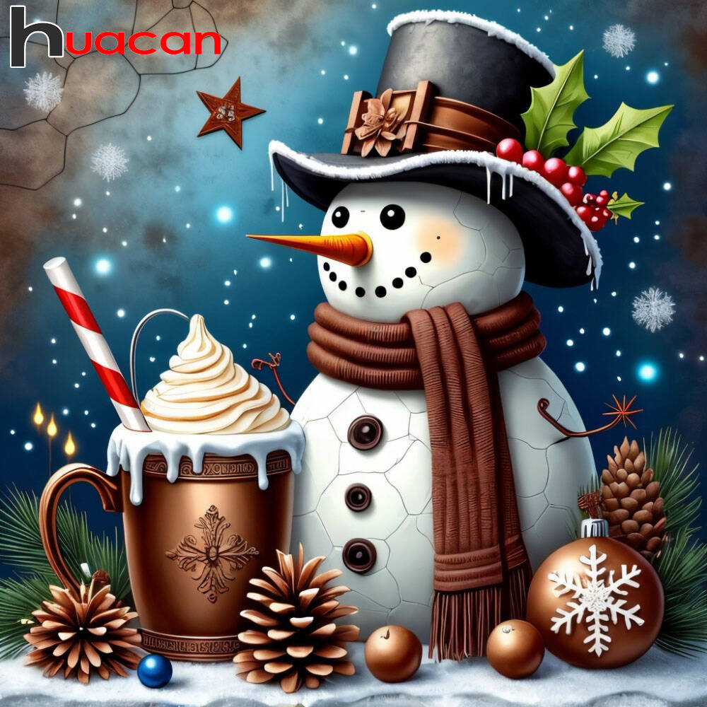 HUACAN DIY 5D Diamond Painting - Embroidery Xmas recension och pris