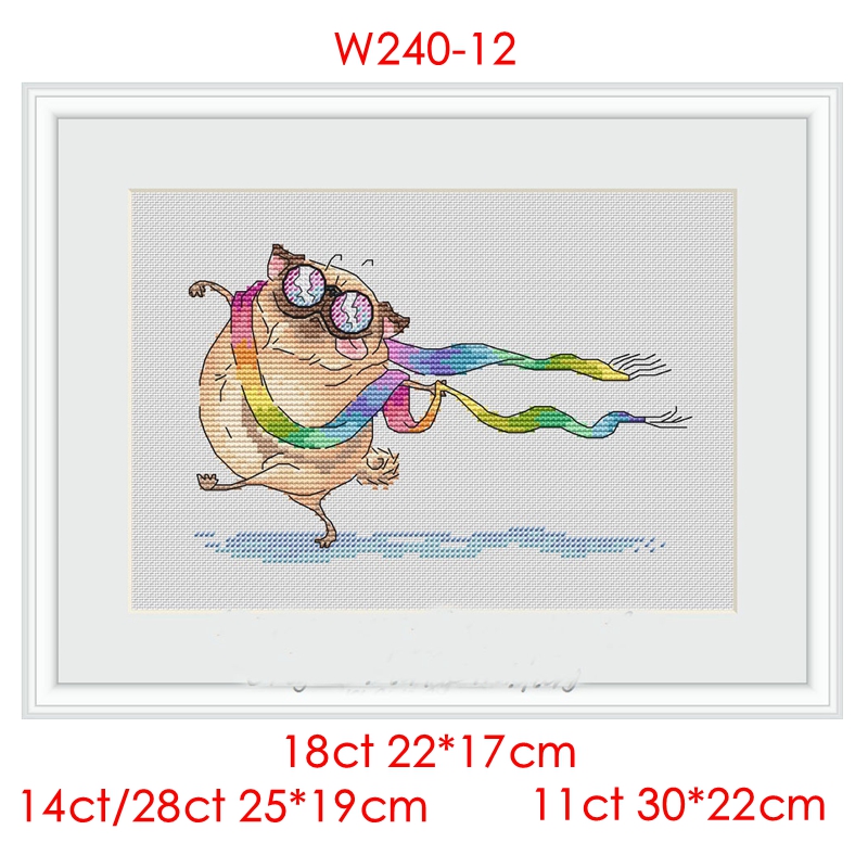 The cross-stitch kit for trail - Embroidery Running Stitch recension och pris