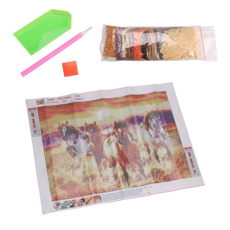 A04G-Full Drill Square Diamond - Embroidery Running Stitch recension och pris
