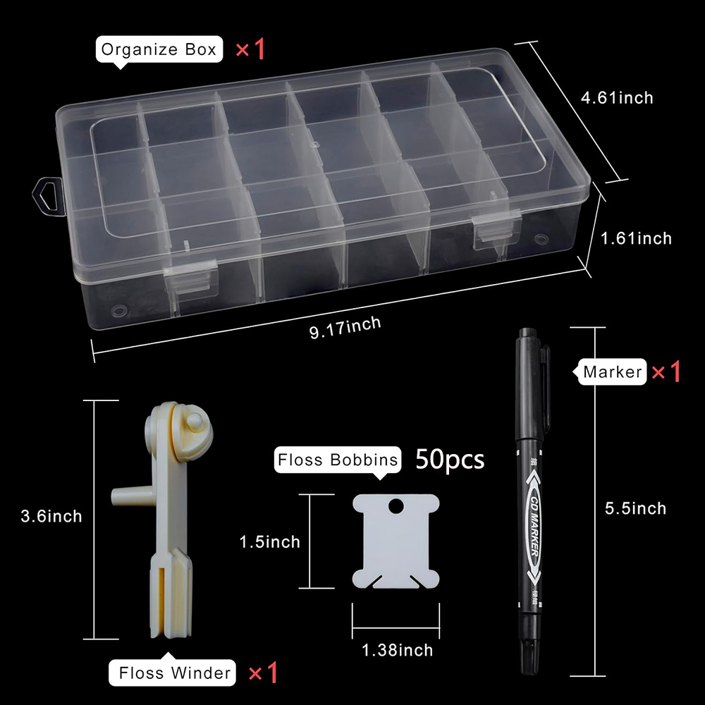 Embroidery Floss Organizer 18  - Embroidery Software recension och pris