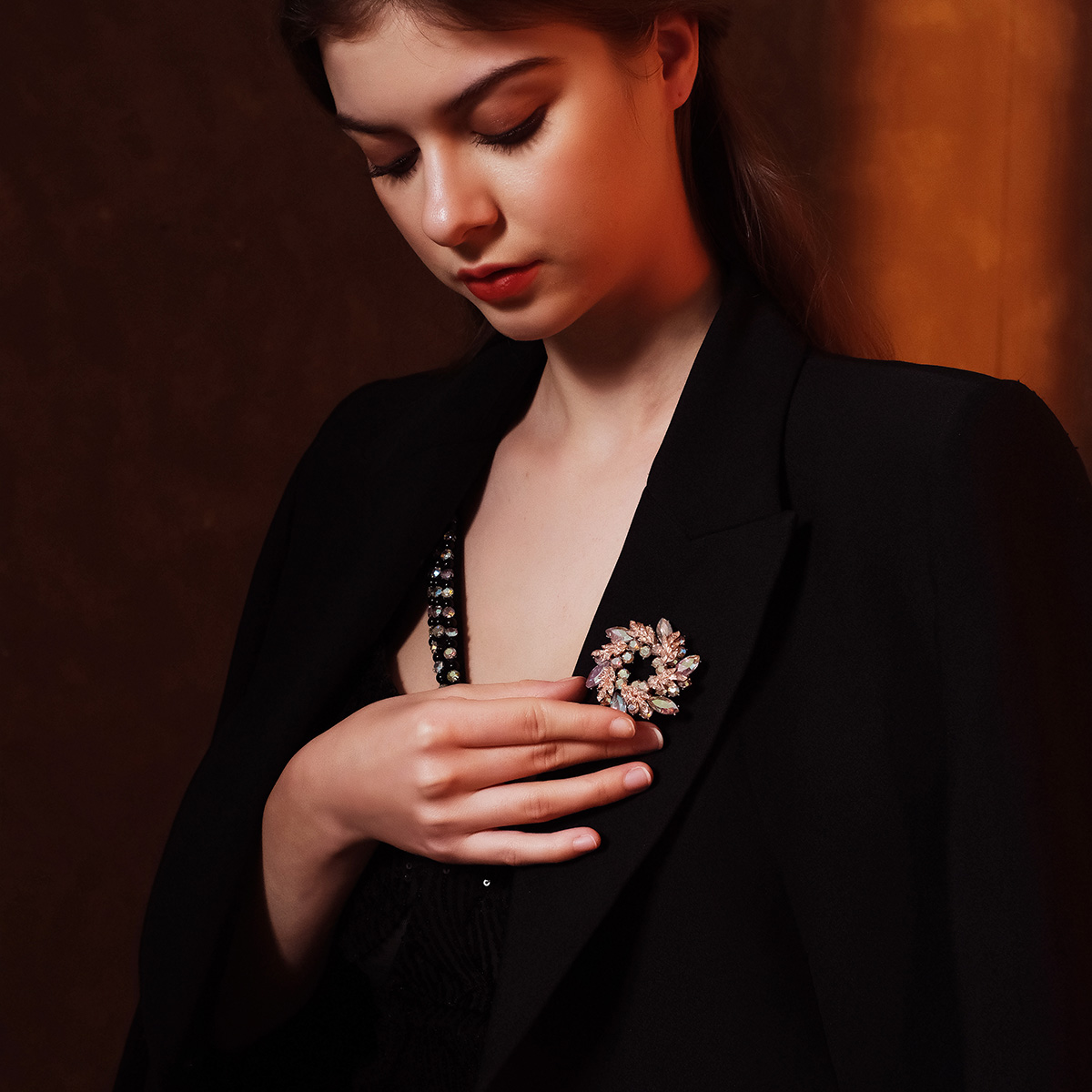 Pearl Brooch Pin Snowflake Hig - Embroidery Kaftan recension och pris