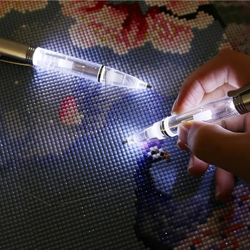 LED Light Diamond Painting Pen - Embroidery Artwork recension och pris