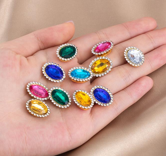 30pcs 14x18mm Colored Acrylic  - Embroidery Artwork recension och pris