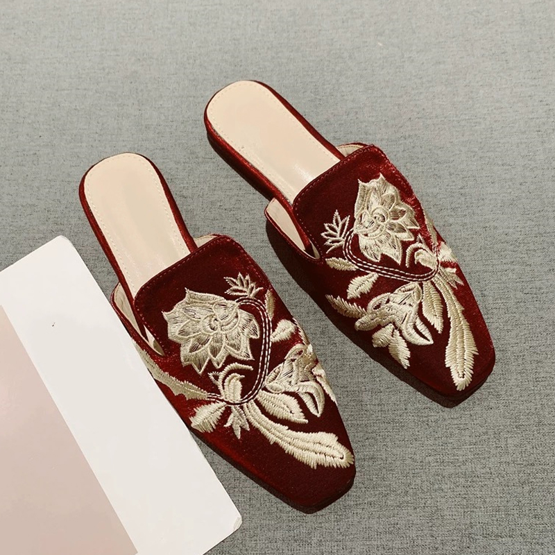 2026 New Womens Shoe Retro Emb - Embroidery Ideas recension och pris