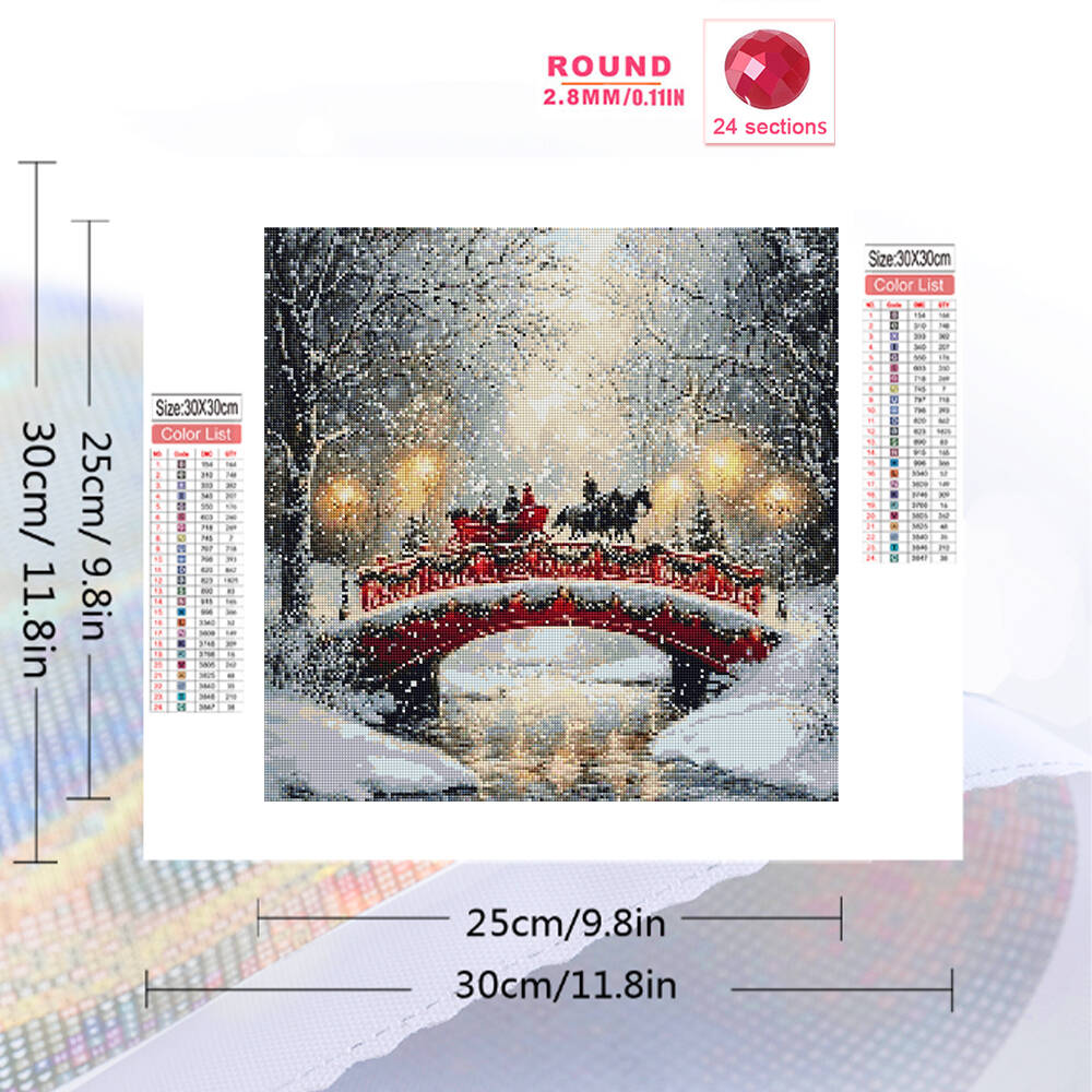 Evershine Landscape Diamond Em - Embroidery Xmas recension och pris