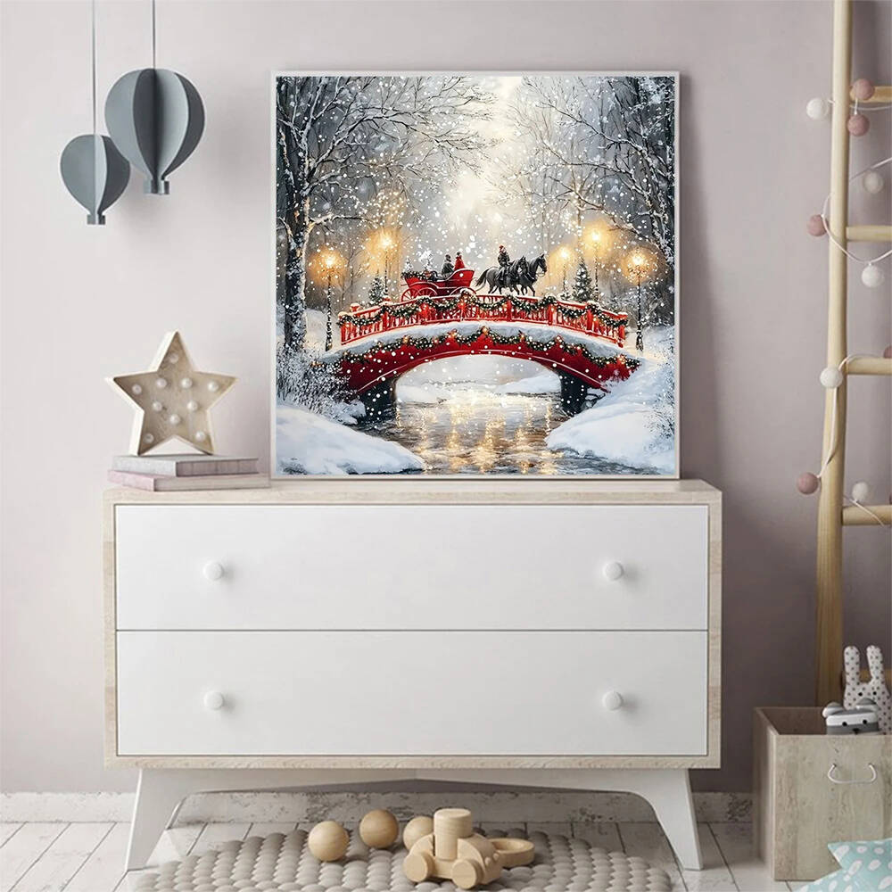 Evershine Landscape Diamond Em - Embroidery Xmas recension och pris