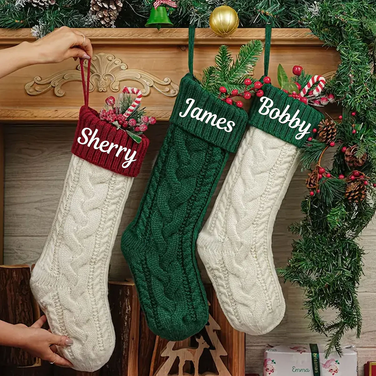 One Vintage Personalized Chris - Embroidery Xmas recension och pris