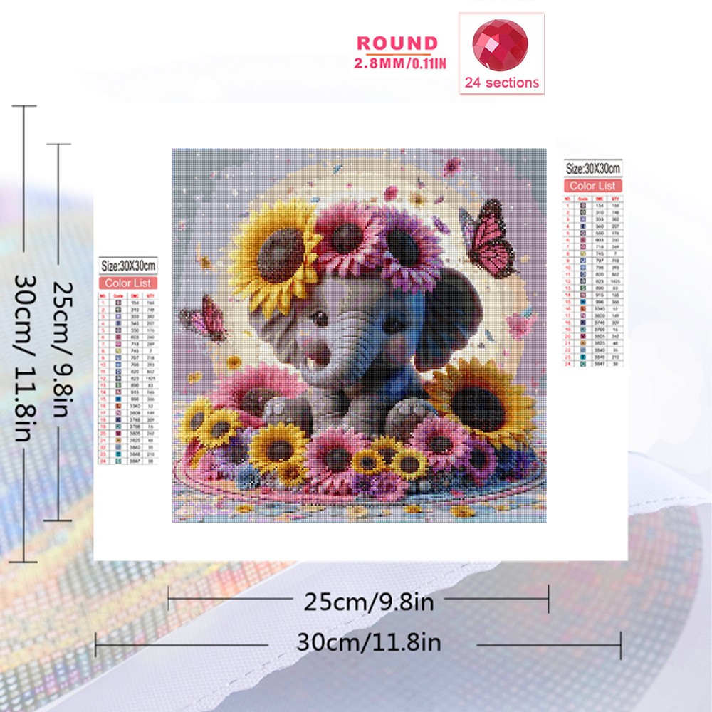 Evershine Elephant Diamond Pai - Embroidery Ideas recension och pris
