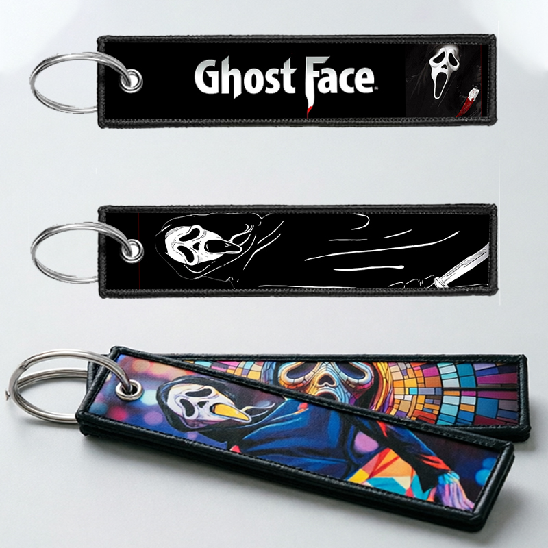 GHOST FACE Key Chain for Men W - Embroidery Frame recension och pris
