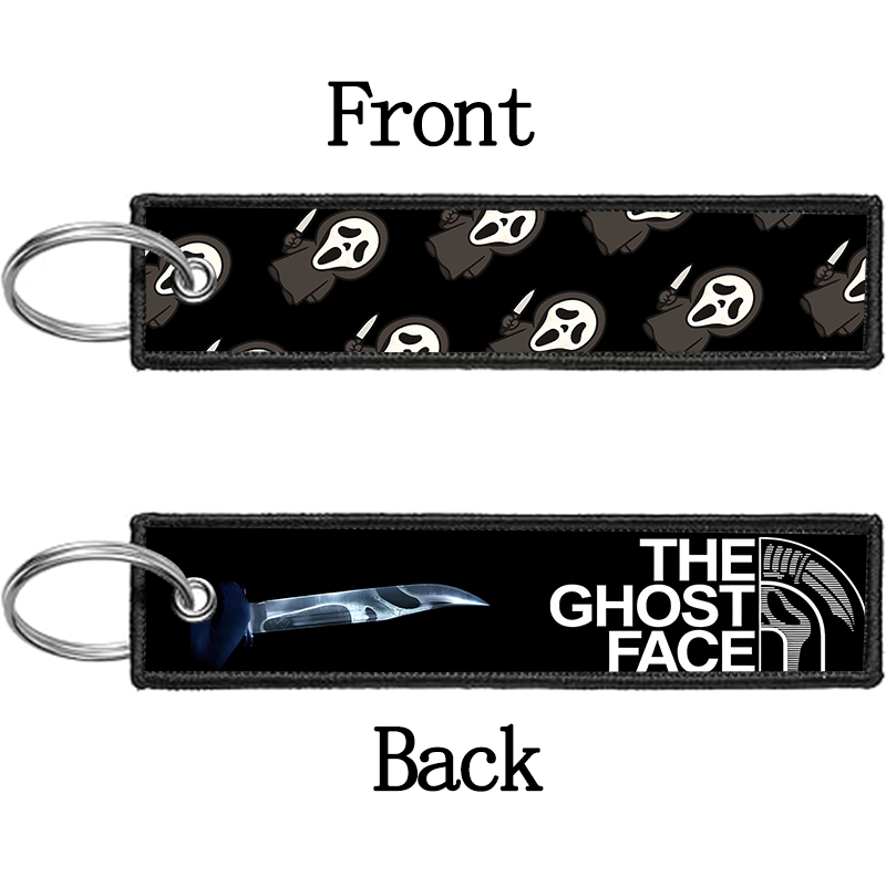 GHOST FACE Key Chain for Men W - Embroidery Frame recension och pris