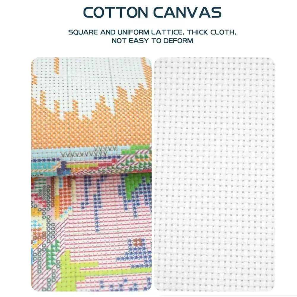 News Pre-Printed Cross Stitch  - Embroidery Running Stitch recension och pris