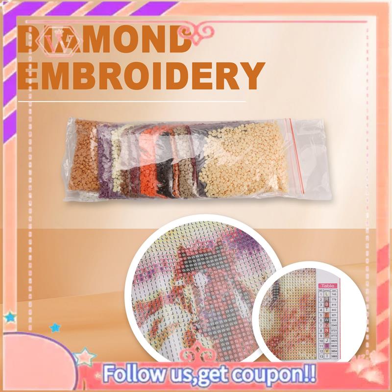 Upgraded Full Drill Square Dia - Embroidery Running Stitch recension och pris