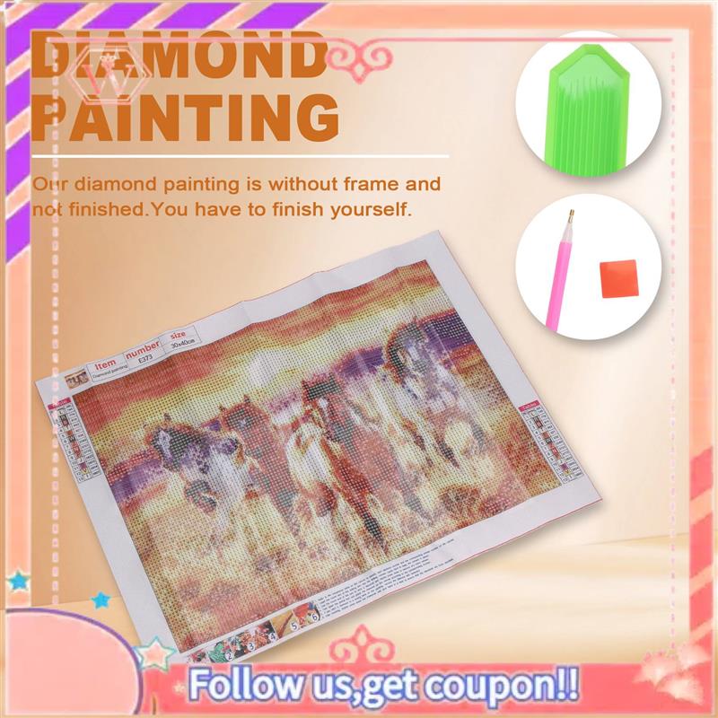 Upgraded Full Drill Square Dia - Embroidery Running Stitch recension och pris