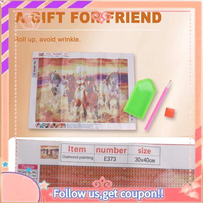 Upgraded Full Drill Square Dia - Embroidery Running Stitch recension och pris