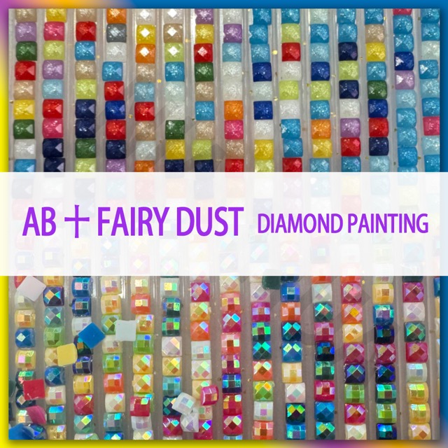 AB Fairy Dust DIY Diamond Mosa - Embroidery Running Stitch recension och pris