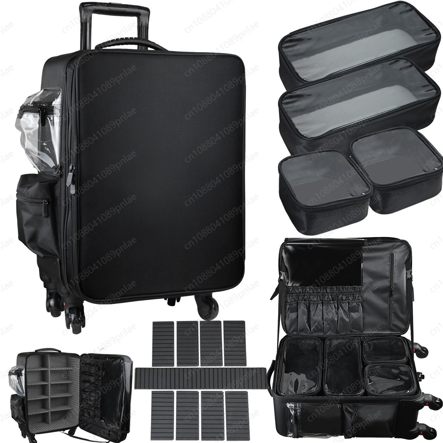 Large-capacity Trolley Cosmeti - Embroidery Artist recension och pris