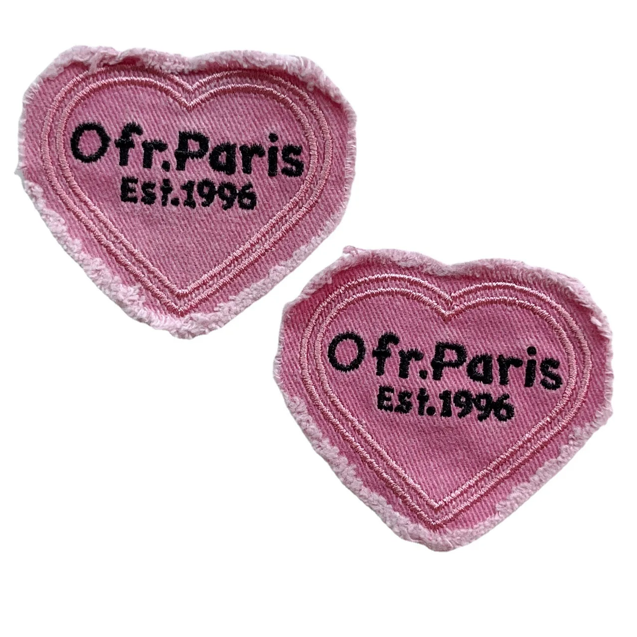 Pink Heart Applique for Clothe - Embroidery Artist recension och pris