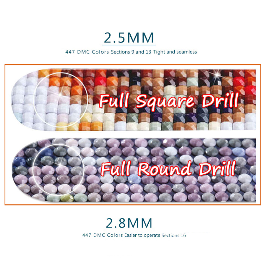 Diy Diamond Mosaic Running Hor - Embroidery Running Stitch recension och pris