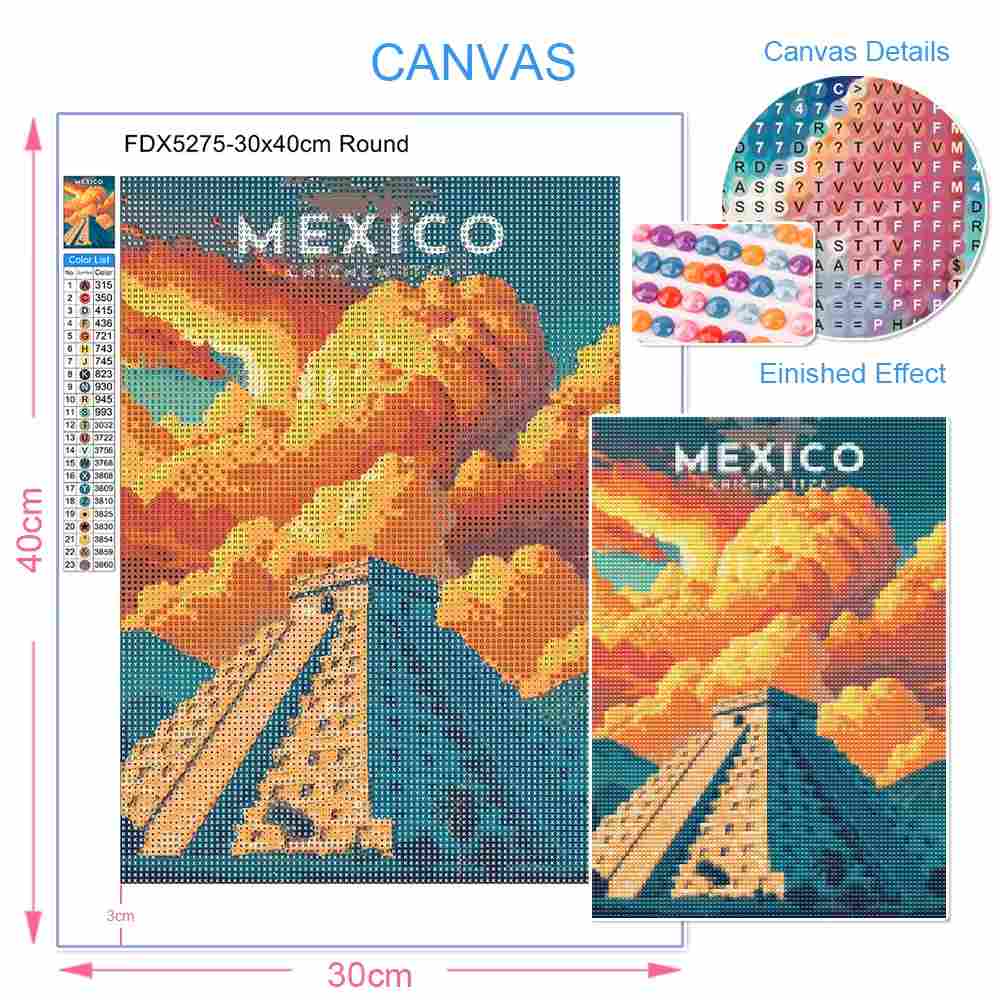 VIVID GEM 5D DIY Plants vs. Zo - Embroidery Vs Stitching recension och pris