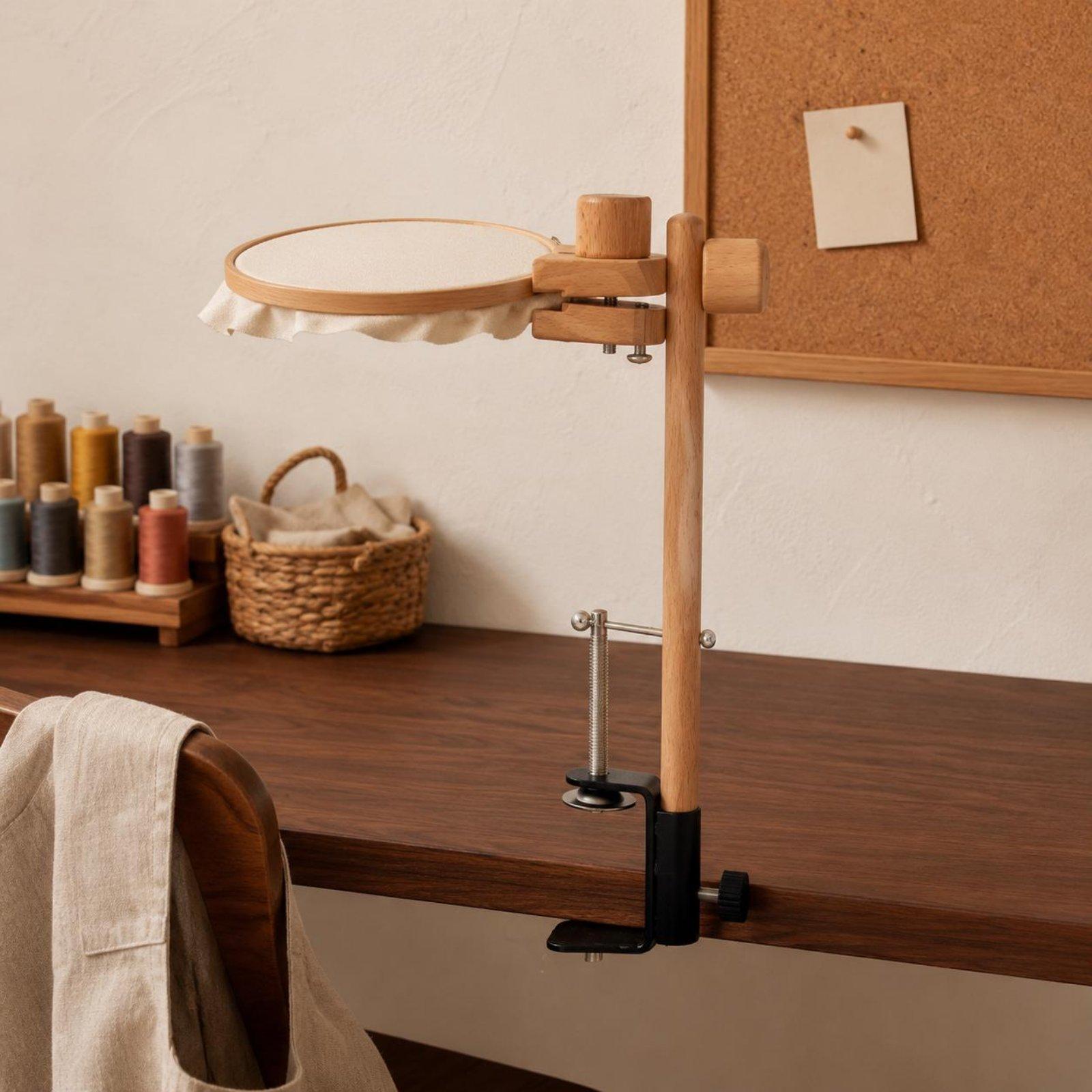 Wooden Desk Embroidery Hoop Fr - Embroidery Frame recension och pris